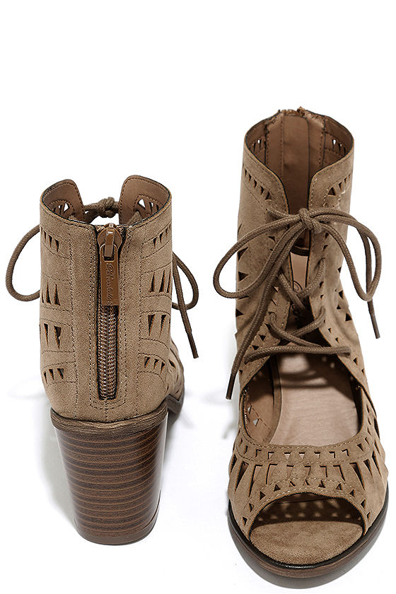 cute beige booties
