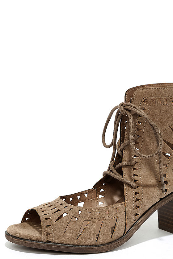 cute beige booties