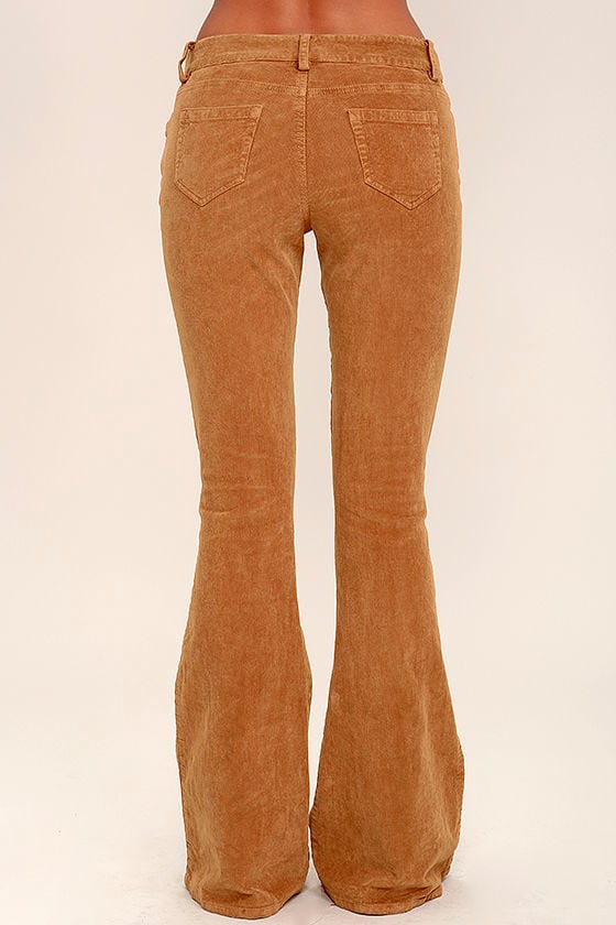 corduroy flare pants