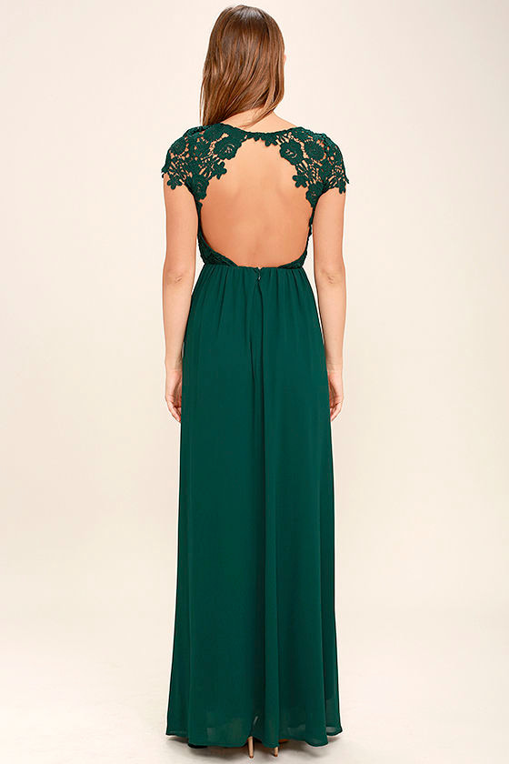 forest green lace