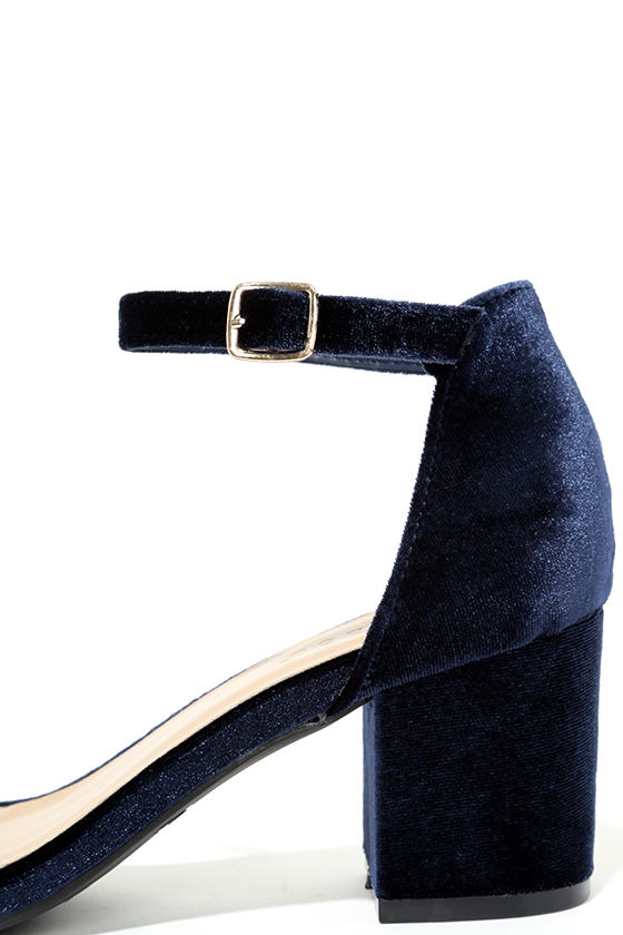 navy work heels