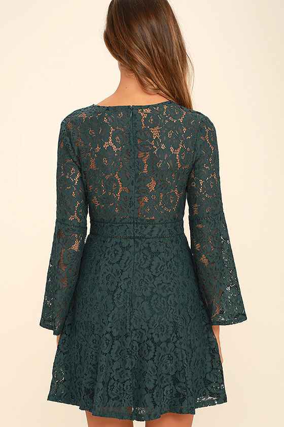 forest green lace styles