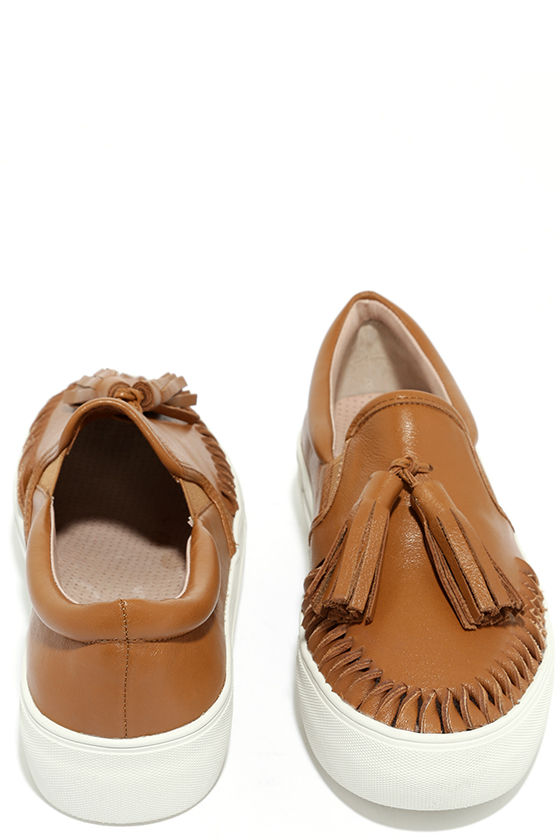 j slides leather sneakers