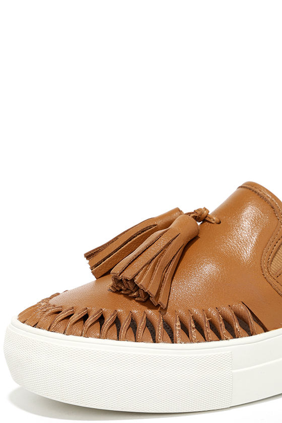 j slides leather sneakers