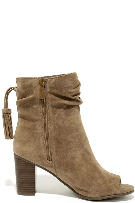cute beige booties