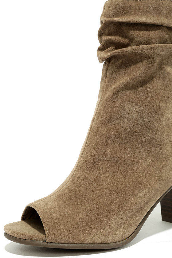 cute beige booties