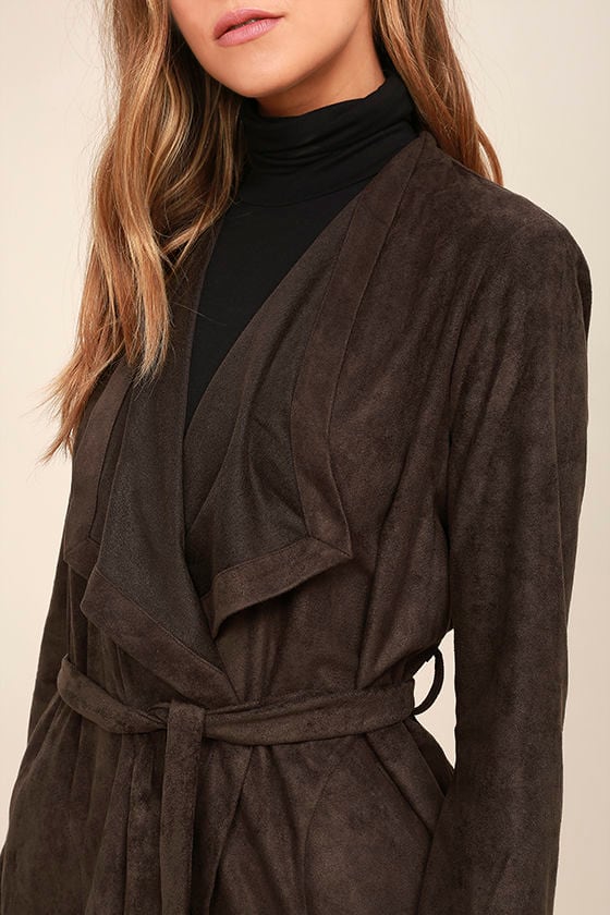charcoal suede jacket