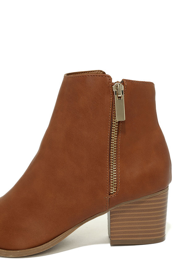 cute tan booties