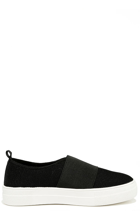Steve Madden Glenn-M - Black Mesh Sneakers - Flatform Sneaker - $79.00