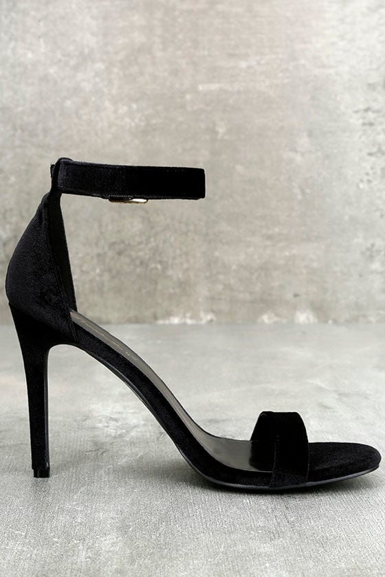 cheap black heels with ankle strap
