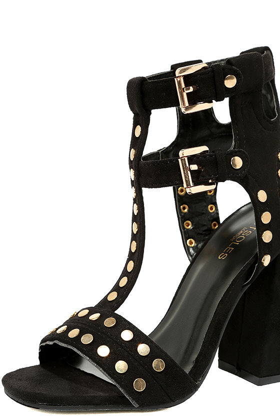studded high heels designer