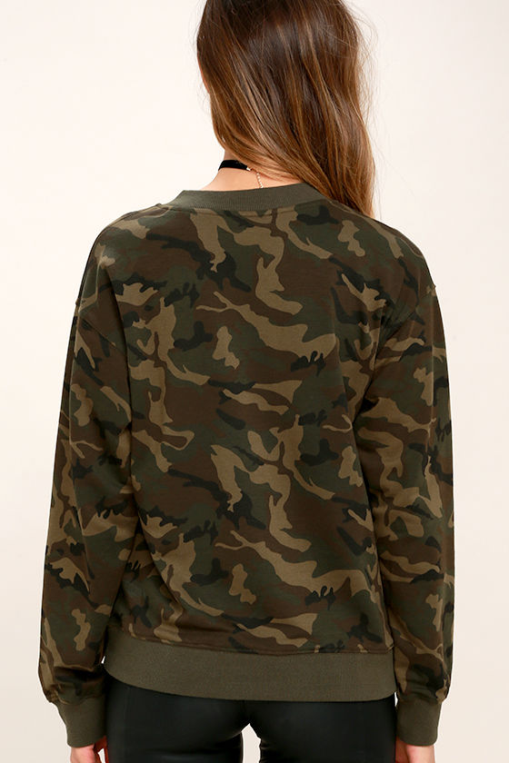 Green Camo Sweater main image 0