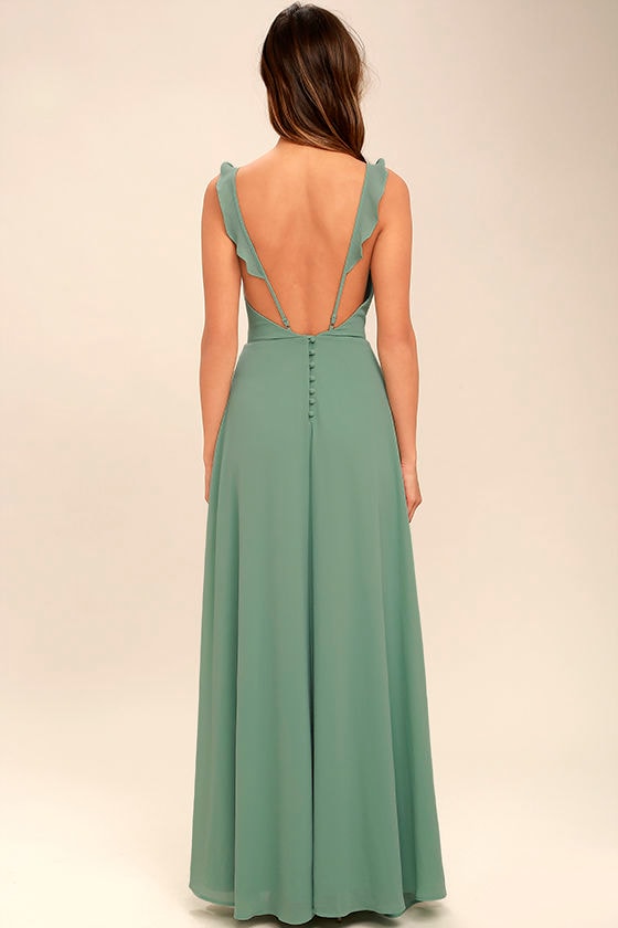 Lovely Sage Green  Dress  Maxi  Dress  Sleeveless Dress  