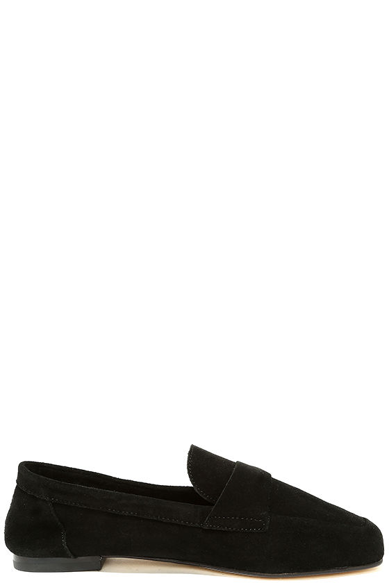 Chinese Laundry Grateful Black Suede Loafers -Slip-On Loafer