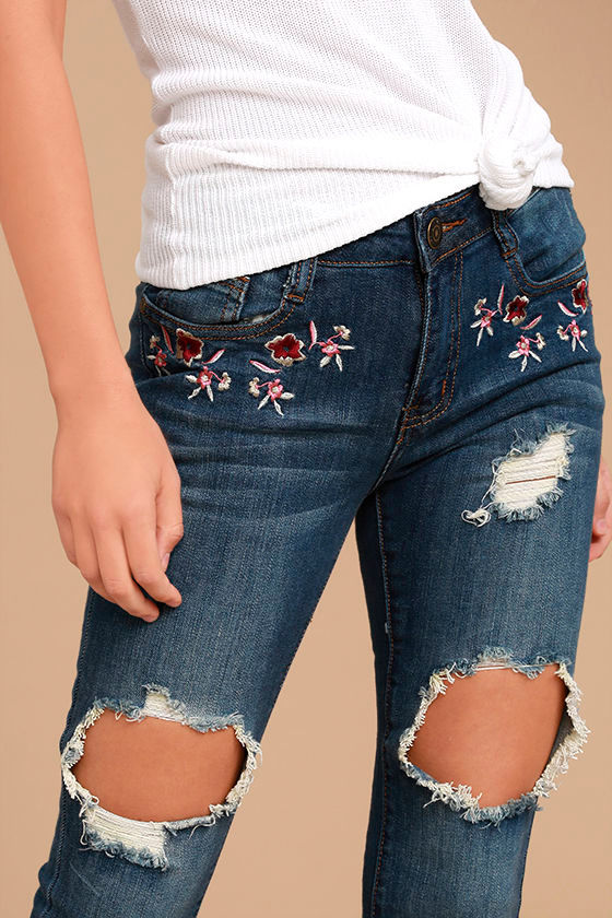 medium wash jeans