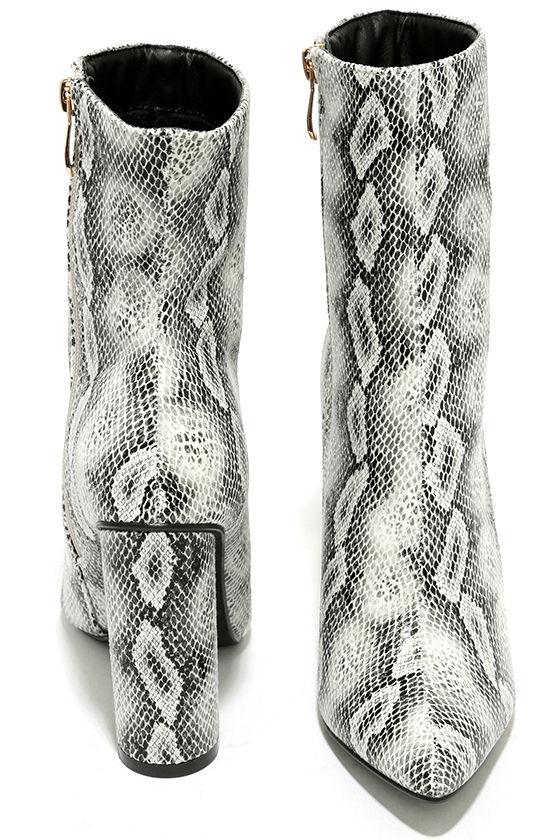 cheap snake print boots