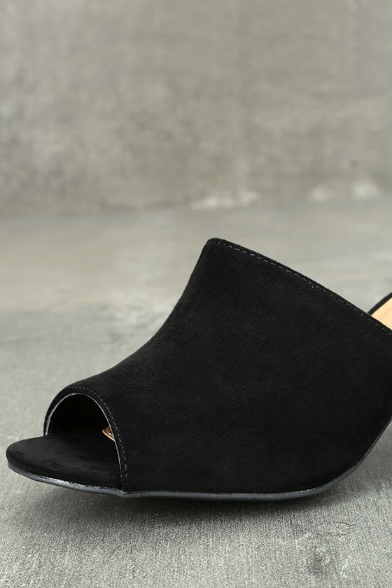 vegan mule heels