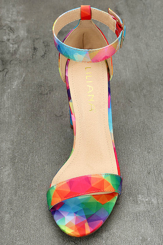 patterned heels