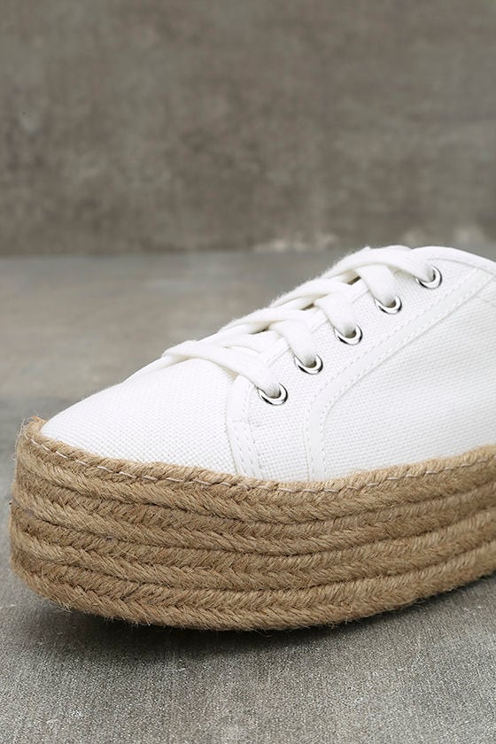 steve madden white canvas sneakers