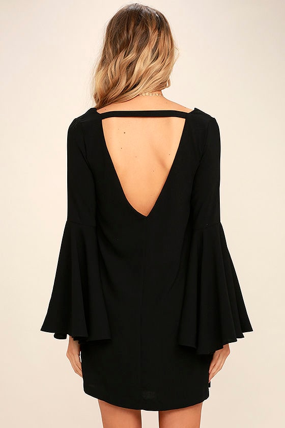 GG3403 Black Shift Dress main image 1