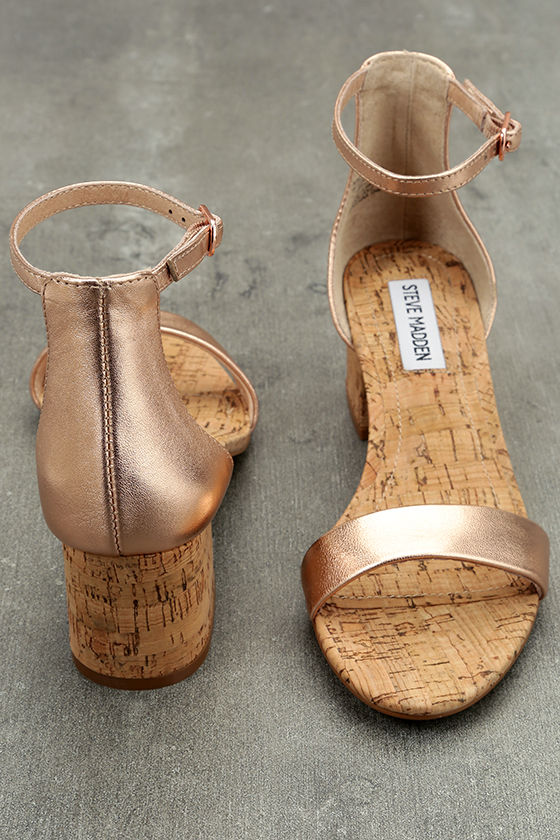 cork heels steve madden