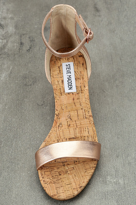 cork heels steve madden