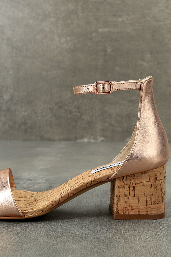 cork heels steve madden