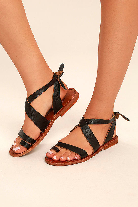 Handmade Women flat sandals shoes dark brown leather Made in Italy US 11 - IT 41 | eBay