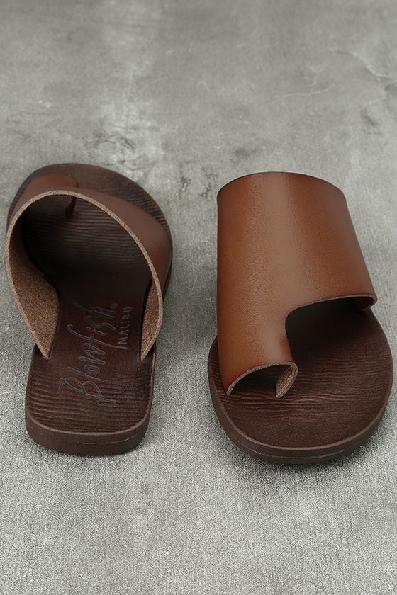 tan slide heels