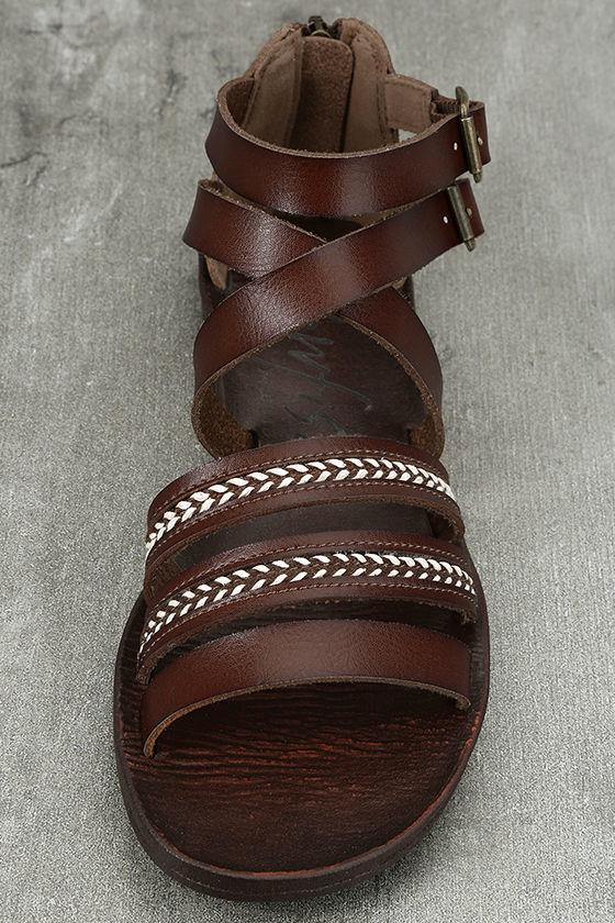 Blowfish Dodo Sandals - Whiskey Brown Sandals - Gladiator Sandals - $42.00
