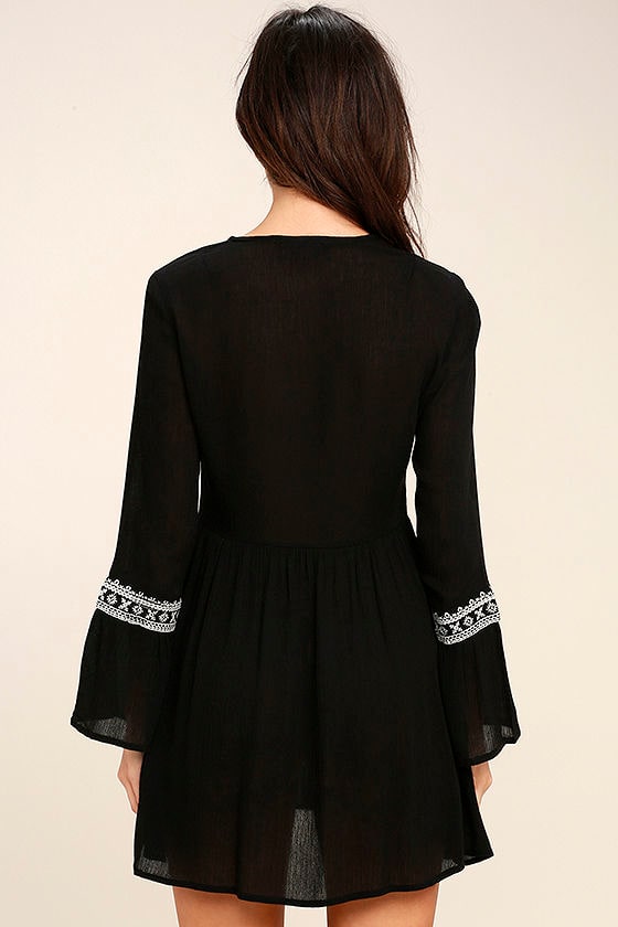 backless bow dress Opera – diamondlady Size:28 W Black Long Sleeve Lace details:Sweetheart