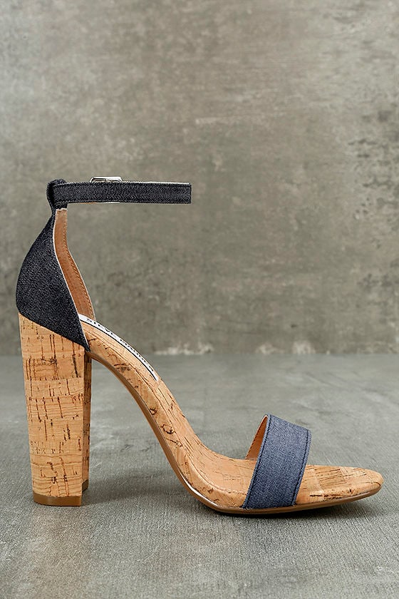 steve madden double strap heels