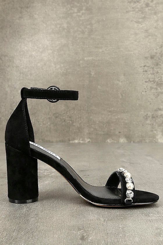 black sparkly heels steve madden
