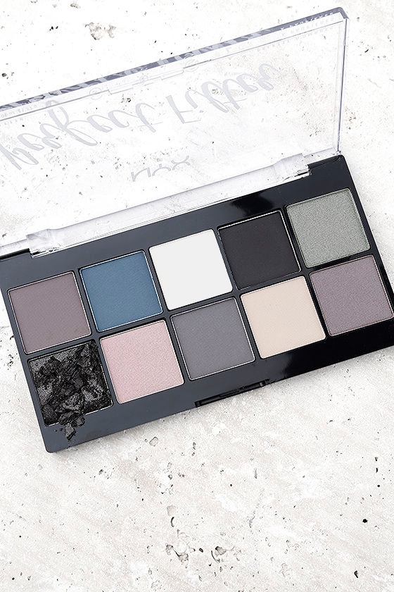 NYX Perfect Filter Eyeshadow Palette Grey Eyeshadow Palette Gloomy