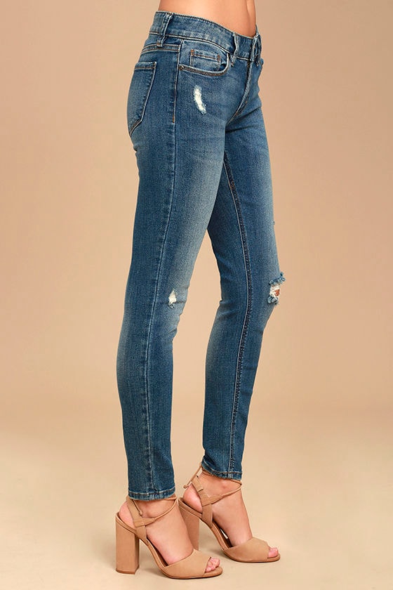 medium wash jeans
