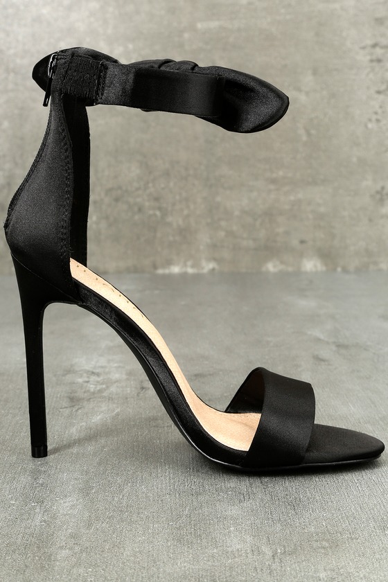 black string heels