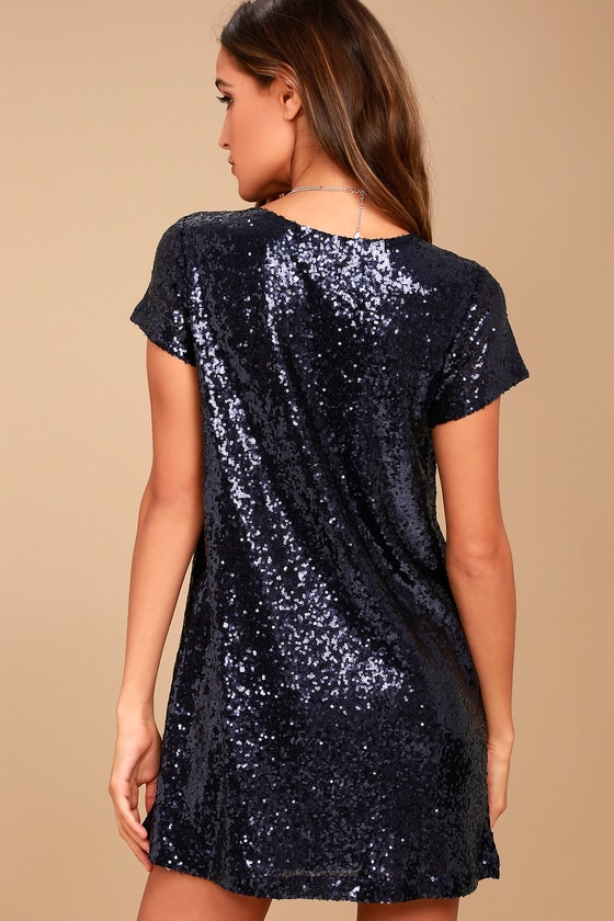 navy blue sequin