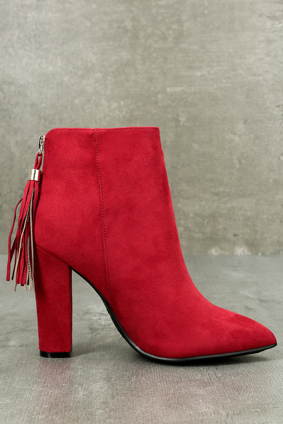 red rain booties