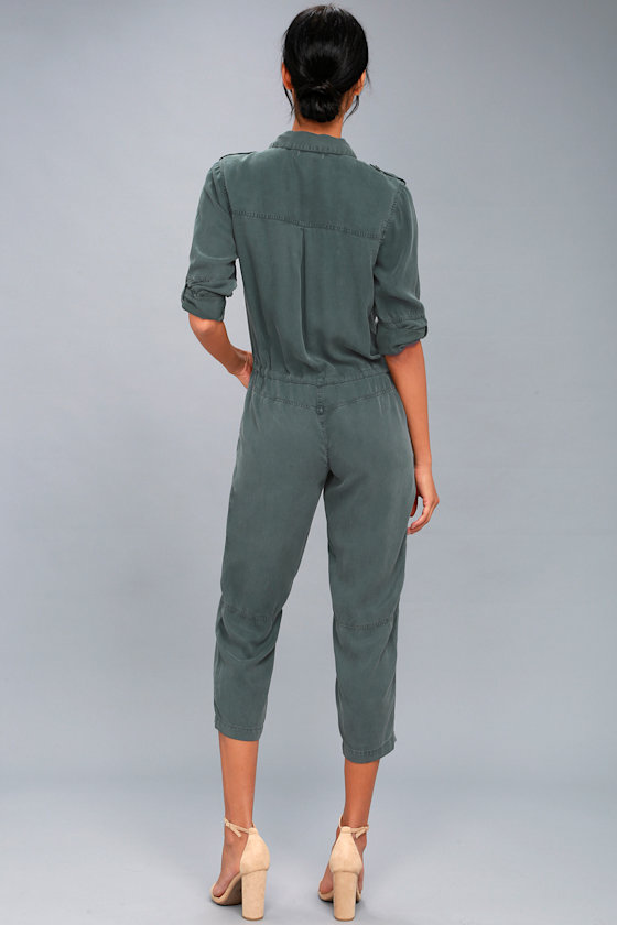 On the Road Riley Utility Jumpsuit Long Sleeve Jumpsuit