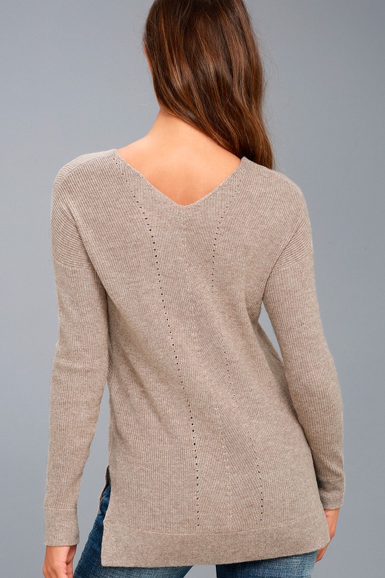 taupe sweatshirt womens