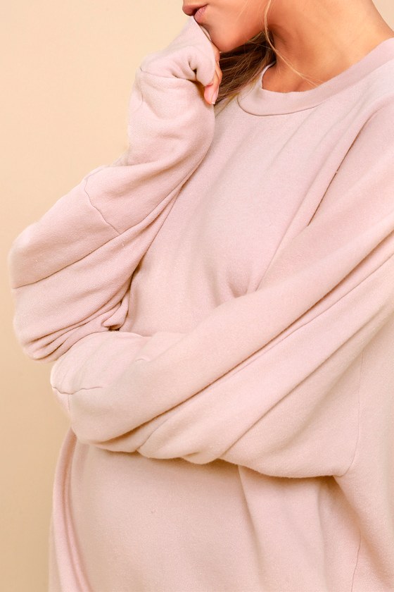 blush sweat suit