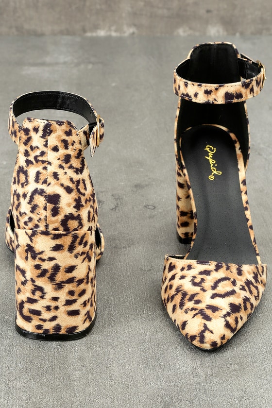 camel ankle strap heels
