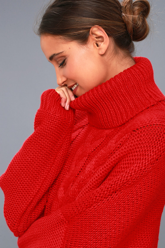 Jack by BB Dakota Hobie - Red Cropped Sweater