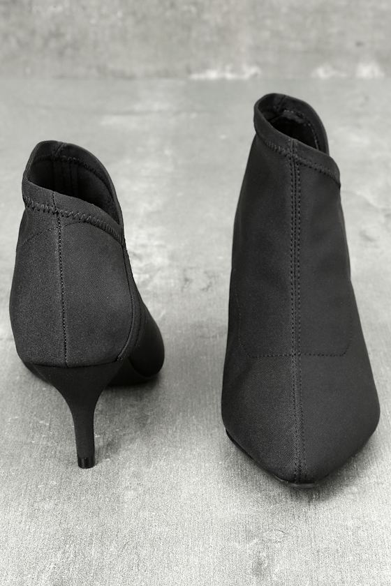 MIA Charleese Booties Black Sock Booties Ankle Booties