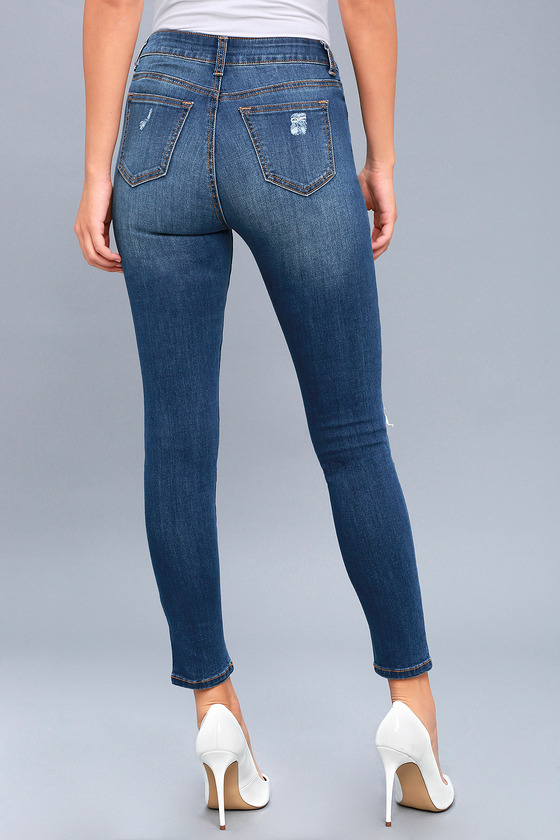 medium wash jeans
