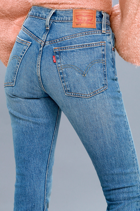 levi's 501 skinny distressed