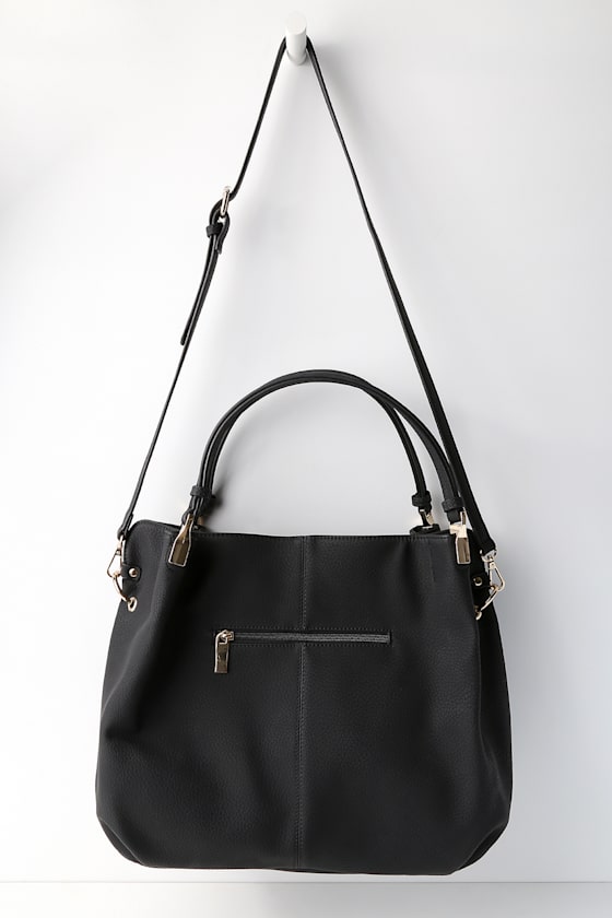 Chic Black Purse Vegan Leather Purse 38.00