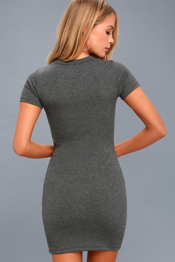 dark gray outfit