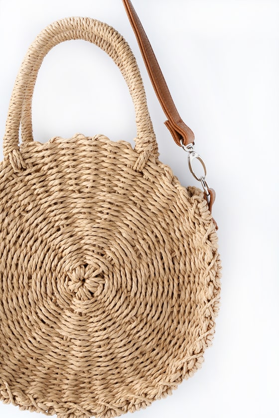 tan mini purse