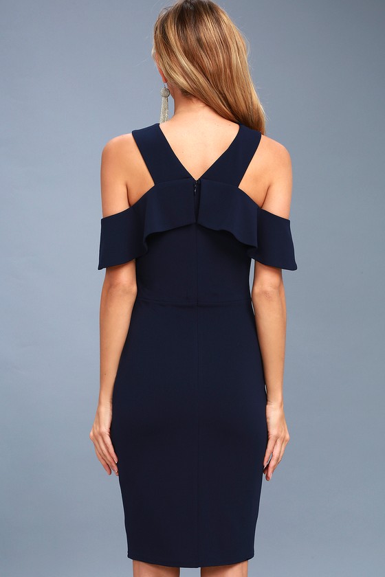 navy and blue outfit